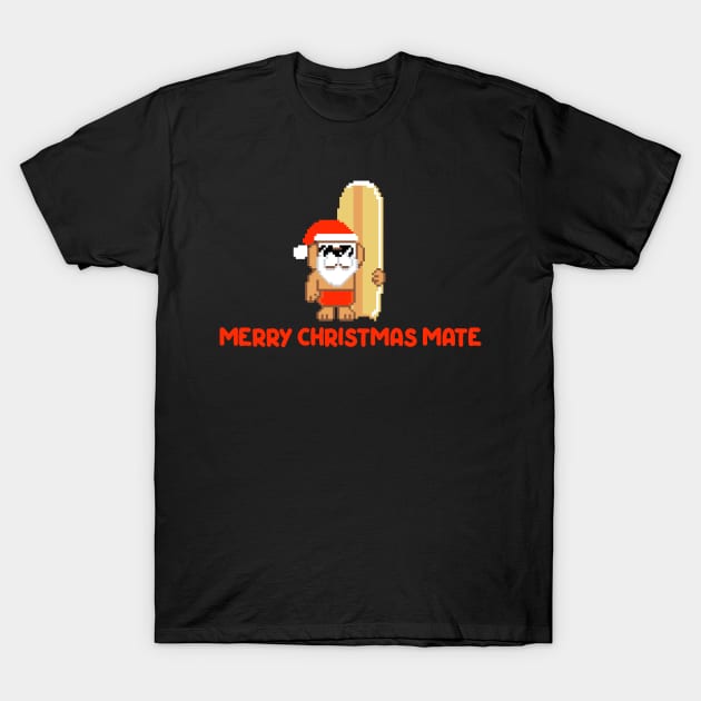 Merry Christmas Mate T-Shirt by technofaze